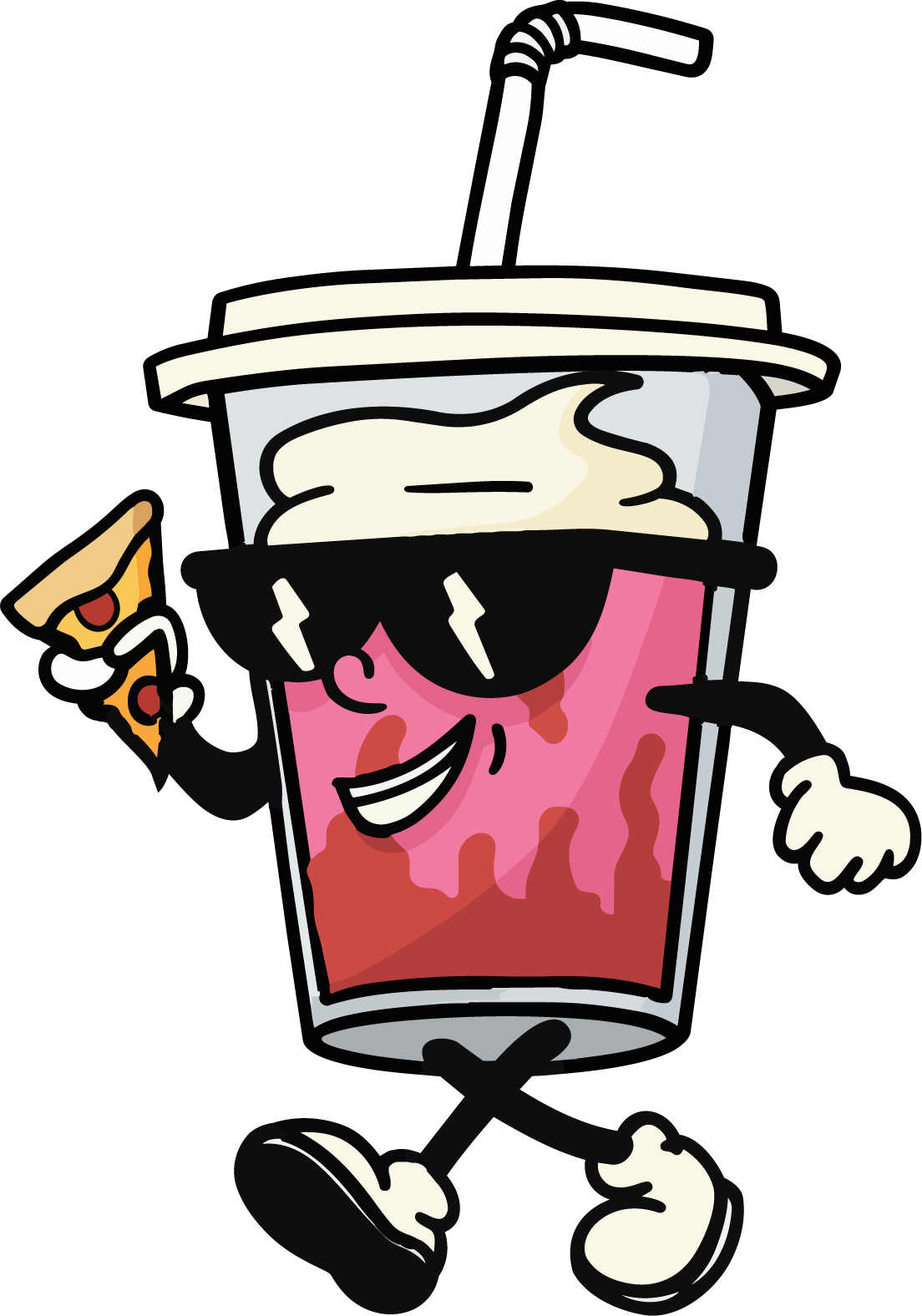 Personagem de milkshake Smorgasburg